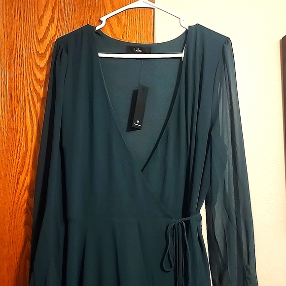 Lulus Dresses & Skirts - Lulus My Whole Heart emerald green XL